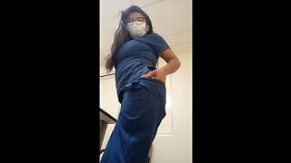 hospital nurse viral video!! he went to put a blister on the patient and they ended up fucking