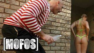 MOFOS - Harley King Takes A Shower Before Letting Charles Dera's Dick Slide In Her Tight Pussy