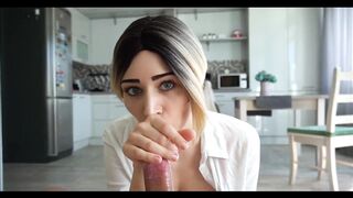 try not to cum / best oral creampie compilation