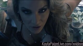 Try Lasting The Whole Time While Busty Kayla Paige Fingers Her Pussy!
