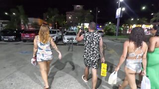 Getting up to no good in public on the big beach, who's going to give me the ass?