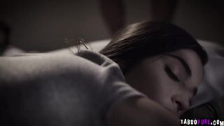 Pure evil uncle Charles Dera manipulates her niece Jay Summers to fuck with y. sister and started a threesome sex.