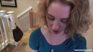 Blondie Bonnie Grey nailed by stepdad