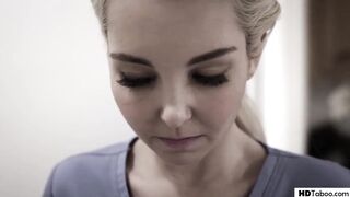 Creepy husband fucks her wife's teen client