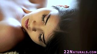 Teen babe solo rubbing