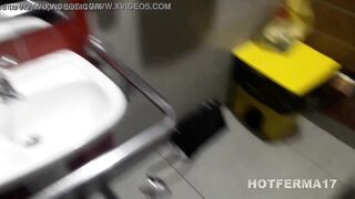 Blowjob in MC Donald's Bathroom