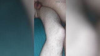 Wife humiliates cuckold while ridding dick part 3