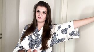 Massive Stepmother’s cock rubbing on clothes dryer while stepson watching