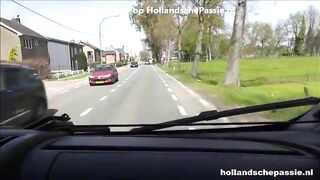 Young blonde fucks 2 old men