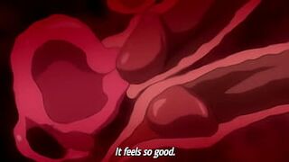 Busty student fucked in locker room by dirty hentai teacher