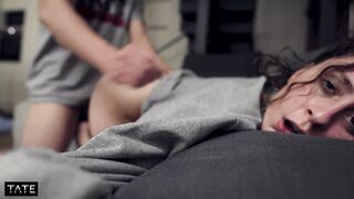 Intimate Sex on the Couch