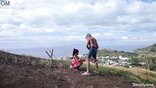 Abnormal sexual activities publicly in ocean and on mountain with biggest cock and smallest pussy