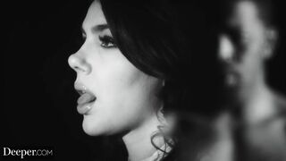 Deeper. Curvy sexy actress Valentina gets DPed by costars