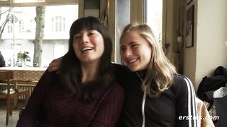 Ersties - Sexy Lesbian Friends Enjoy a Hot Encounter With a Strap On