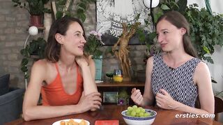 Ersties - Sexy Lesbian Friends Enjoy Foot Worship
