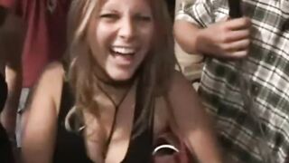 Kissing coed teens