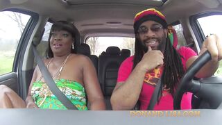 Ebony MILF goes ham on the dick