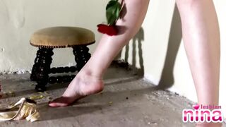 Lesbian Nina Red Cherry