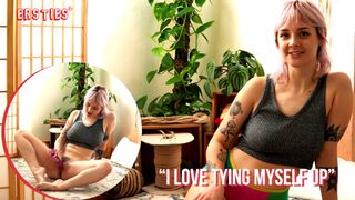 Ersties - Sexy Busty Girl Enjoys Kinky Things While Masturbating