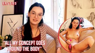 Ersties - Artistic Babe Plays With a Dildo to Orgasm