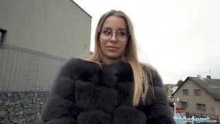 Public Agent Hot looking MILF in Glasses has a perfect body for a hard fast pov fuck