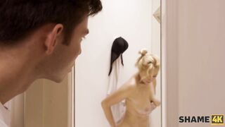 SHAME4K Mommy has no idea son is hooking up with her hot girlfriend