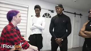Trailer Norah Nova is in trouble with a BBC Train as she gets fucked hardcore by Brick Cummings, MassagebyBlack and Phantom
