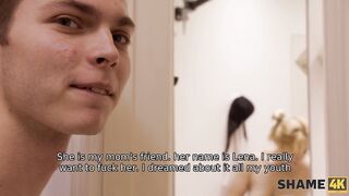 SHAME4K. Superb mature blonde was dreaming about a dick when a guy entered