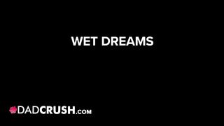 DadCrush - Cute Stepdaughter Mila Taylor Sucks Stepdaddy's Cock After He Caught Her Watching Porn