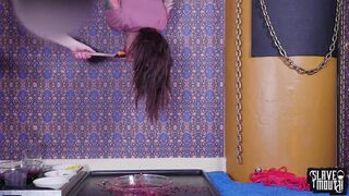 Kinky human smoothie machine gets rough facefucking