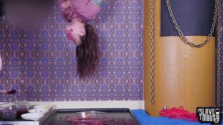 Kinky human smoothie machine gets rough facefucking