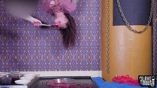 Kinky human smoothie machine gets rough facefucking
