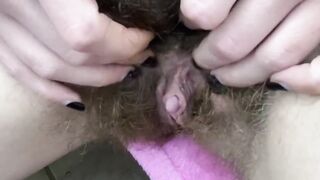 18 year old cute Indian woman with hairy pussy
