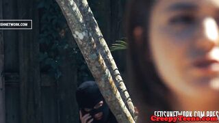 18yo babe bound and fucked by kinky stalker