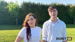 HUNT4K. Pond Pound. Hot sex with Suzie Sparklez