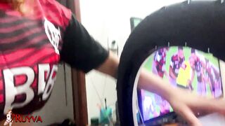 Brand new flamenguista fucking hot, she rolls too much