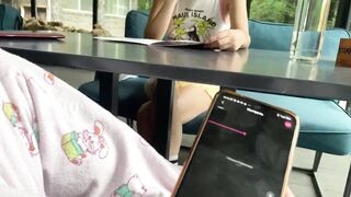 Walking around the city with a vibrator inside 2