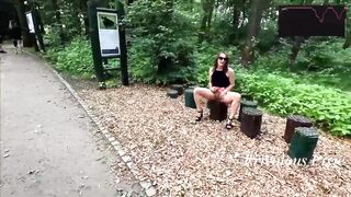 Risky Remote Vibrator in Public.