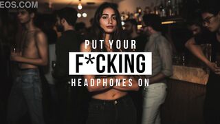 Kinky Domme Girlfriend Humiliates Man Him at a Party
