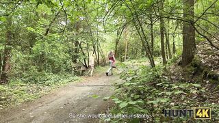 HUNT4K. Pussy Hunting in forest. Hot sex with Maya