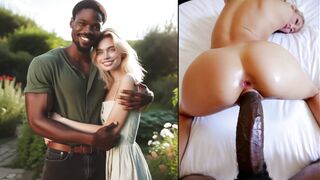 My beautiful BLONDE WIFE being completely broken into by NEGAO GIFTED - her new steady lover!