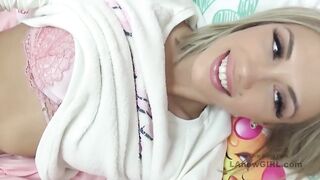 Beautiful Blonde Supermodel has SEX by photographer