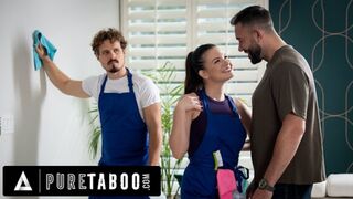 Angry Brunette Cheats On Husband