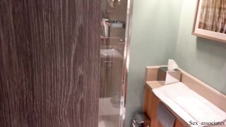 Sharing a bed with a coworker ended up with an unexpected ass fuck.