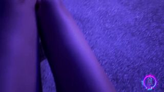 The stepsister couldn't resist and got cum on her body!
