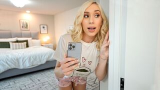 Dad Crush - Horny Step Dad Can't Resist His Busty Blonde Step Daughter's Big Ass And Bangs Her Hard