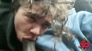 Road Side Throat Fucking