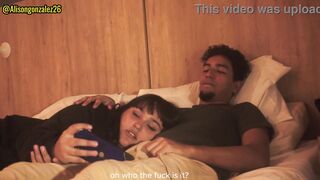Watching a movie with my stepbrother and I accidentally swallowed his penis (they almost discovered us) ALISONGONZALEZ26