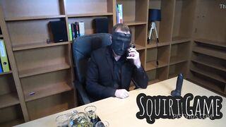 SQUIRT GAME - a Paul Stalker parody with Alice Maze & Candy Scott - anal, piss, rough