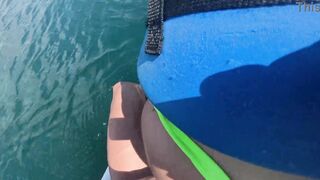 Horny Blonde Getting Her Pussy Drilled On A Jetski